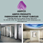 Manufacture a full line of Toilet Partitions, using a high pressure decorative laminate, phenolic core laminate, high density polyethylene plastic, powder coated steel, stainless steel and solid surface materials. We manufacture high pressure laminat
